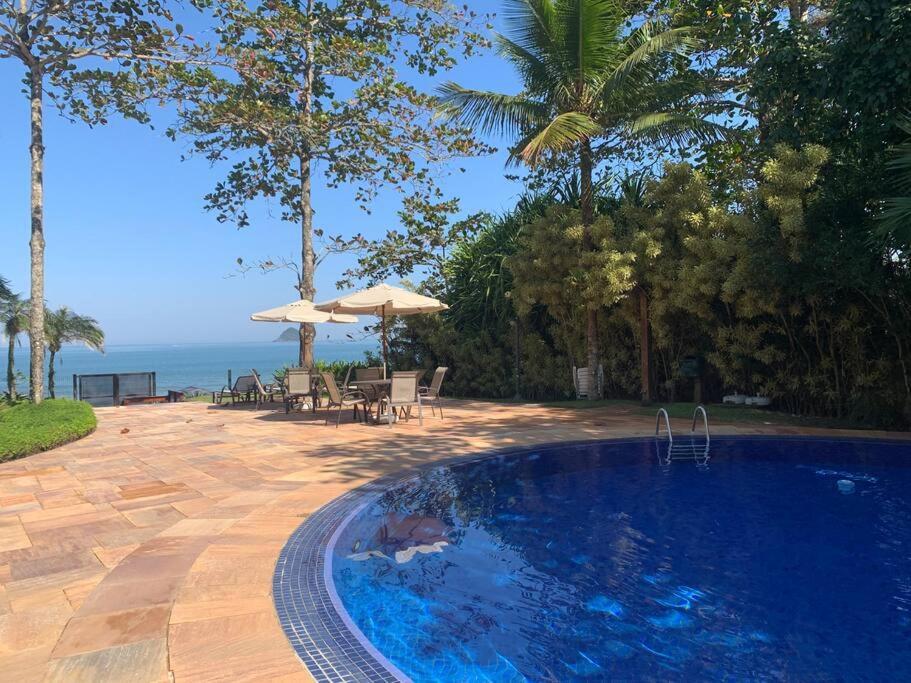 Casa Deliciosa Em Condo C/ Piscina Frente Ao Mar Sao Sebastiao  Ngoại thất bức ảnh