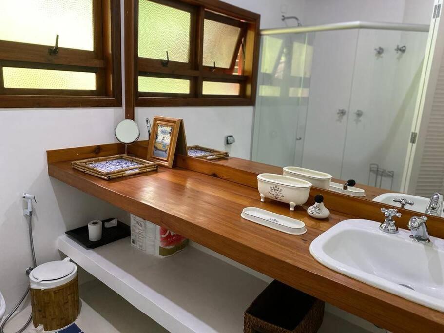 Casa Deliciosa Em Condo C/ Piscina Frente Ao Mar Sao Sebastiao  Ngoại thất bức ảnh
